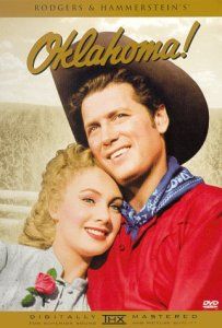 Oklahoma! is a 1955 musical film based on the 1943 musical play Oklahoma!, written by composer Richard Rodgers and lyricist/librettist Oscar Hammerstein II and starring Gordon MacRae and Shirley Jones (in her film debut) Oklahoma Movie, Oklahoma Musical, Merle Oberon, Shirley Jones, Musical Film, Sean Penn, Vhs Movie, Musical Plays, Catherine Deneuve