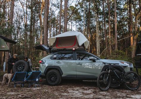 Toyota Rav4 Overland, Lunar Rock Rav4, Toyota Rav4 Camping, Lifted Rav4, Rav4 Overland, Rav4 Mods, Rav4 Camping, Toyota Rav4 Offroad, Rav4 Offroad