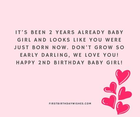 2nd Birthday Wishes For Daughter, Caption For Niece Birthday, 2nd Birthday Daughter Quotes, 2nd Birthday Caption, 2nd Birthday Wishes For Baby Girl, 3rd Birthday Quotes For Daughter, Happy 2nd Birthday Girl Quotes, Happy 3rd Birthday Girl Quotes, Fam Quotes