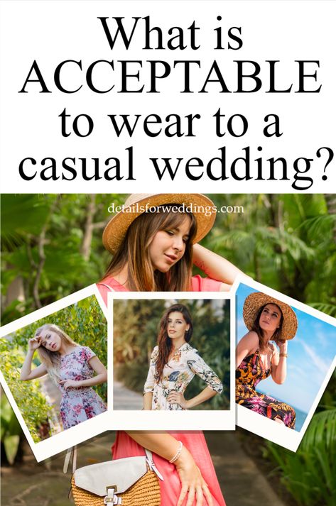 What to Wear to a Casual Wedding Revealed! Say goodbye to fashion confusion and hello to effortless chic with our ultimate guide for guests.
From trendy ensembles to must-have accessories, we have all the insider tips you need to slay the casual wedding dress code! What To Wear To A Casual Wedding, Wedding Guest Attire Guide, Casual Chic Dress Code, Evening Wedding Attire, Outdoor Wedding Attire, Attire Guide, Wedding Dress Code, Casual Wedding Outfit, Wedding Attire For Women