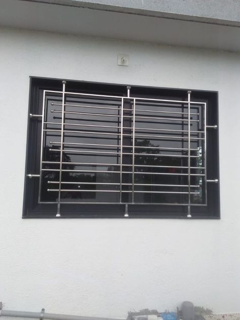 Latest Window Grill Design Indian, Modern Window Grill Design Simple, Steel Window Grill Design, Windows Grill Design, Windows Grill, Steel Grill Design, Iron Window Grill, Modern Window Design, Window Grills