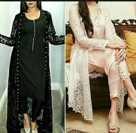 Silk suit with net gown  All Colours Choice Available  7500/- PKR Coti Dress Design Long, Coti Style Kurti, Coti Dress, Eyes Video, Net Suit, Net Gown, Simply Dress, Pakistani Fashion Casual, Woman Top