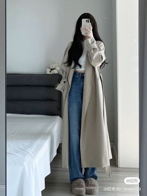 Freezing Winter Outfits, Winter Outfits Cold Freezing, Aesthetic Korean Outfits, School Outfits Ideas, Semi Casual Outfit, Winter Outfits Korean, Korean Winter Outfits, Outfit Ideas Winter, Outfits For School