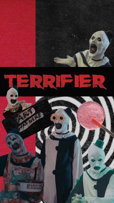 Wallpaper Iphone Horror Movie, Terrifier Background, Horror Movie Background Wallpapers, Halloween Wallpaper Iphone Aesthetic Dark, Terrifier Wallpaper Iphone, Art The Clown Terrifier Wallpaper, Art The Clown Wallpaper, Horror Movies Wallpaper, Terrifier Wallpaper