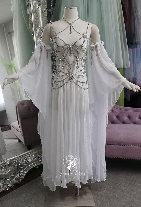 Moon Goddess Costume, Firefly Path, Goddess Outfit, Prom Inspiration, Magic Dress, Goddess Costume, Elegant Mini Dress, Costume Inspo, Fairy Clothes