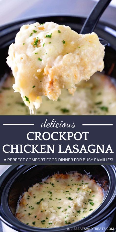 Slow Cooker Chicken Lasagna Soup, Chicken Lasagna Crockpot, Crock Pot Chicken Lasagna, Crock Pot White Chicken Lasagna, White Chicken Lasagna Crockpot, Slow Cooker Chicken Lasagna, Crockpot Alfredo Lasagna, Slow Cooker Alfredo Lasagna, Crockpot Chicken And Ravioli Recipes