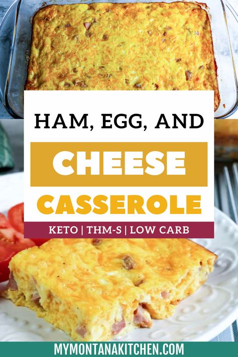 Are you looking for a savory breakfast dish that everyone will love? Look no further! This delicious egg bake recipe is perfect for a lazy weekend brunch or an easy meal prep option for the week ahead. With its gooey melted cheese, savory chunks of ham, and fluffy scrambled eggs all baked into one delicious dish, you won't be able to resist taking seconds! Stuffing Egg Bake, Scrambled Eggs And Ham, Bacon And Cheese Egg Bake, Ham Egg And Cheese Hashbrown Casserole, Egg And Cheese Bakes, Large Egg Bake, Baked Eggs With Ham, Overnight Ham And Cheese Egg Bake, Ham Egg And Cheese Casserole Overnight