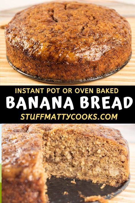 Banana Bread Ninja Foodi, Instapot Banana Recipes, Banana Bread Recipe Instant Pot, Insta Pot Banana Bread, Instant Pot Banana Bread Recipe, Instant Pot Banana Bread, Pot Bread, Angel Biscuits, Banana Bread Ingredients