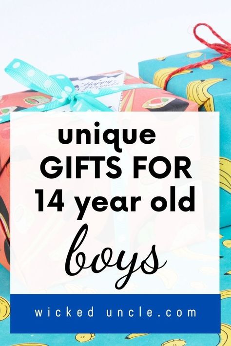 The best gifts for a 14 year old boy including cool and unique ideas they will love! Includes gifts they can wear and awesome games that teen boys will love to get on their birthday! 13 Gifts For 13th Birthday, 13th Birthday Gift Ideas For Boys, Boys 13th Birthday Ideas, 13th Birthday Ideas For Boys, Gifts For 13 Year Boy, 13 Year Boy Birthday Ideas, Boys 13th Birthday, 13th Birthday Boy, 13 Birthday Gifts