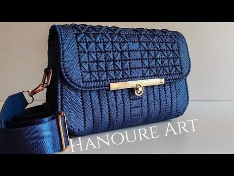 plastic canvas bag full tutorial for beginners / High - quality luxury bag - YouTube Plastic Canvas Bag, Canvas Bag Design, Bag Tutorials, Bag Tutorial, Types Of Yarn, Bags Tutorial, Luxury Bag, Bag Design, Plastic Canvas