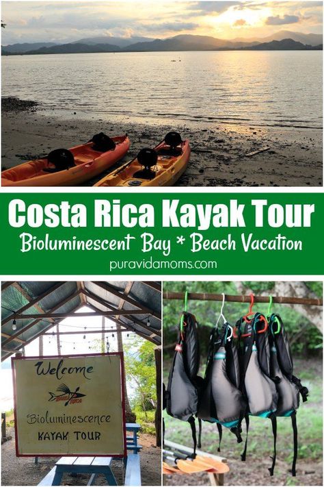 One of the best things to do in Costa Rica is a kayak tour. Our recent Costa Rica beach vacation took us on a bioluminescent bay tour that was an awesome way to experience Costa Rica with kids. Glow In The Dark Fish, Costa Rica With Kids, Bioluminescent Bay, Double Kayak, Costa Rica Beaches, Visit Costa Rica, Beach Destinations, Costa Rica Vacation, Kayak Tours