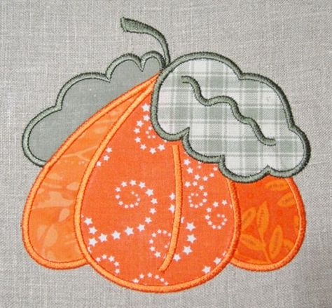 Country Pumpkin Applique Machine Embroidery Design | Pat Williams Scarf Embroidery, Table Scarf, Pumpkin Applique, Thanksgiving Projects, Learning Projects, Applique Embroidery, Applique Embroidery Designs, Embroidery Projects, Machine Embroidery Design