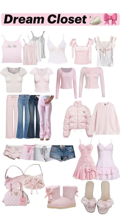 Pastel Pink Outfits Aesthetic, Y2k Outfits Aesthetic, Cute Everyday Outfits, Pink Outfits, Fashion Design Clothes, Really Cute Outfits, Girly Outfits, Casual Style Outfits, Lookbook Outfits