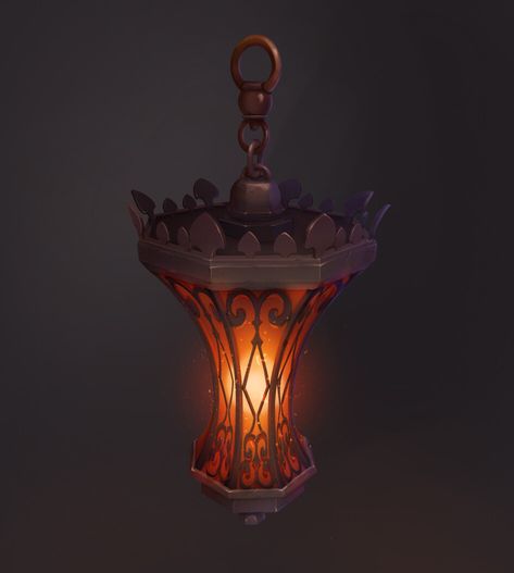 ArtStation - Magic lantern, Tetiana Finik Staff With Lantern, Dnd Lantern, Fantasy Lantern Art, Lantern Staff, Lantern Fantasy Art, Lantern Concept Art, Lantern Design Ideas, Fantasy Lantern, Lantern Sketch