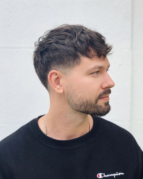 Spiky Fade Haircut Men, Short Mens Haircut With Bangs, Men’s Haircut Thick Straight Hair, Buzzcut Mullet Fade, Bald Fade Long On Top, Sunburst Fade Haircut Men, Textured Fringe Asian Men, Short Mens Haircut With Beard, Mens Shag Cut