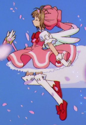 Coral Pink Dress, Sakura Kinomoto, Cardcaptor Sakura, Coral Pink, Pink Dress, Full Length, Coral, Anime, Pink