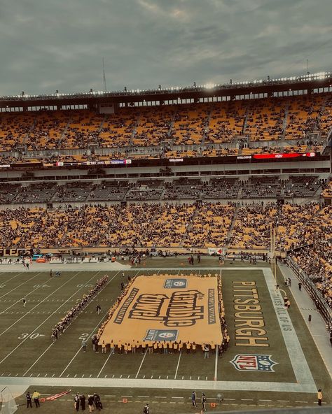 Steelers Stadium, Heinz Field, Fall Football, Pittsburgh Sports, Sports Aesthetic, Steelers Football, Football Stadiums, Sports Photos, Winter Aesthetic