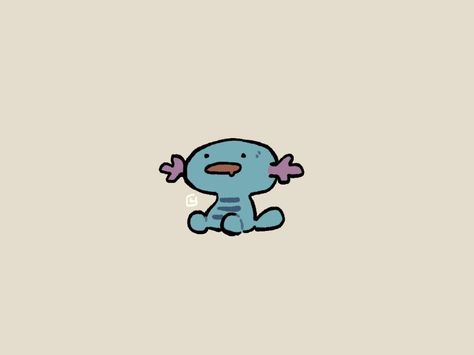 Wooper Pokemon, Pokemon Backgrounds, Pokemon Stickers, Cute Pokemon Pictures, Pokemon Funny, Cute Doodles Drawings, Pokemon Pictures, Cute Little Drawings, Cute Animal Drawings