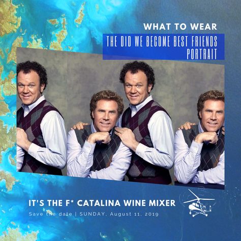 It's The F*cking Catalina Wine Mixer Birthday Party Wine Mixer Party Ideas, Catalina Wine Mixer Party Outfit, Catalina Wine Mixer Party, Mixer Themes, Catalina Wine Mixer, Monday Post, Wine Mixers, Party Outfit College, Talladega Nights