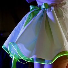 Led Ideas, Electroluminescent Wire, Bug Costume, Light Up Clothes, Light Up Dresses, E Textiles, Lightning Bug, El Wire, Diy Skirt