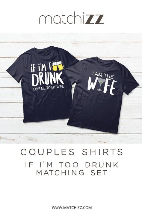 Couples shirts drinking beer margarita matching set #couplesshirts #drinkingshirt #beershirt #drinkingbuddies Couple Wear Matching Outfits, Couples Shirts Funny, His And Her Shirts, Funny Matching Shirts, Shirts For Couples, Martini Set, Funny Couple Shirts, Couples Shirts, Couple Matching Outfits