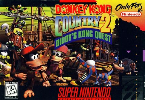 Donkey Kong Country 2 Donkey Kong Country 2, Super Nintendo Games, Diddy Kong, Donkey Kong Country, Star Fox, Donkey Kong, Game Boy, Entertainment System, Super Nintendo