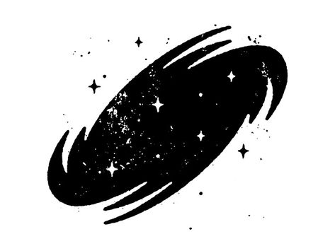 Galaxy by Caleb Hunt on Dribbble Galaxy Logo Design, Galaxy Symbol, Cosmic Logo, Galaxy Elements, Cosmos Logo, Galaxy Illustration, Galaxy Logo, Cosmic Tattoo, Watches Logo