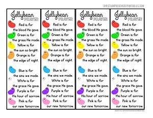 Free Printable Bible Bookmarks for your Homeschool, Sunday School, Outreach program or Missionaries.  Bible Bookmarks make a great study aid or even a reward for good behavior. Many of our bible bookmarks coordinate with key Bible lesson themes as well.  Provide students with a Books of the Bible bookmark at the beginning of the year. It … Free Printable Bible Bookmarks, Jellybean Prayer, Printable Bible Bookmarks, Easter Bible Crafts, Easter Bookmarks, Resurrection Eggs, Bible Bookmarks, Easter Sunday School, Outreach Program