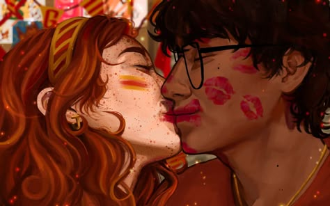 Lis 🇻🇪 ☆˖ ° (@Shikiiri) on X Lily Evans Fan Art, James Potter Fanart, Jily Fanart, Marauders Ships, Marauders Fan Art, Gay Harry Potter, Harry James, Lord Voldemort, All The Young Dudes