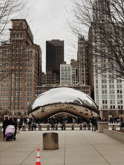 The Bean Aesthetic Chicago, Chicago Bean Aesthetic, Bean Aesthetic, Chicago Bean, Chicago Fall, Chicago Bucket List, Chicago Downtown, Chicago Aesthetic, Board Pictures