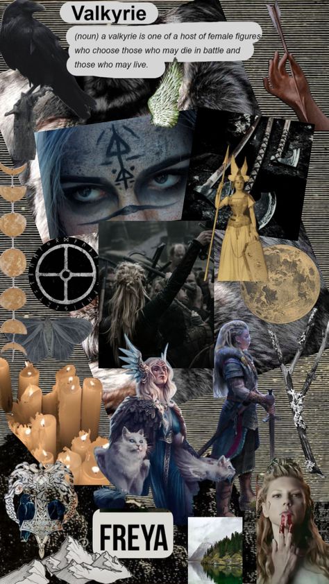 Freya Core Aesthetic, Asatru Wallpaper, Freyja Aesthetic, Whimsical Aesthetic Wallpaper, Freya Aesthetic, Nordic Sisterhood, Freya Core, Norse Goddess Freya, Vikings Wallpaper