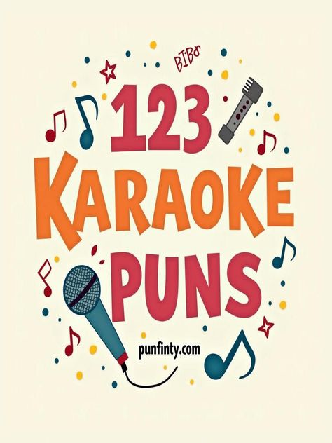 karaoke puns Karaoke Funny, Vocal Point, Music Puns, Rock Lyrics, Two Wrongs, Karaoke Night, Food Puns, Karaoke Songs, Pitch Perfect