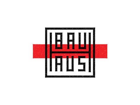 Bauhaus by John Mujica on Dribbble Bauhaus Logo Design, Bauhaus Branding, Asian Logo Design, Bauhaus Font, Bauhaus Logo, Graphic Design Inspiration Typography, Fruit Logo Design, Creative Typography Design, Asian Restaurant