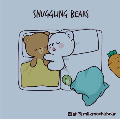 Mocha Milk, Milk Mocha Bear, Milk And Mocha, Snuggle Bear, Mocha Bear, Relationship Comics, Liu Kang, Cute Couple Comics, Milk & Mocha