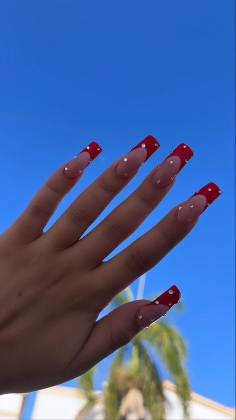 uñas rojas con brillos Red Marble Nail Designs, Marble Nail Designs, Marble Nail, Red Acrylic Nails, Red Marble, Work Nails, Acrylic Nails Coffin Short, Marble Nails, Acrylic Nails Coffin