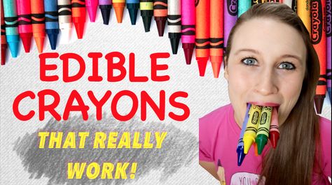 Learn how to make edible crayons that are so fun, easy, and completely safe to eat! This is a great craft for kids for back to school so they can show off their school supplies with style! Learn how to make awesome edible school supplies today! Edible Crayons, Back To School Treats, Edible School Supplies, Sunshine Committee, Art Recipes, Babysitting Activities, Art School Supplies, Diy Crayons, Summertime Crafts