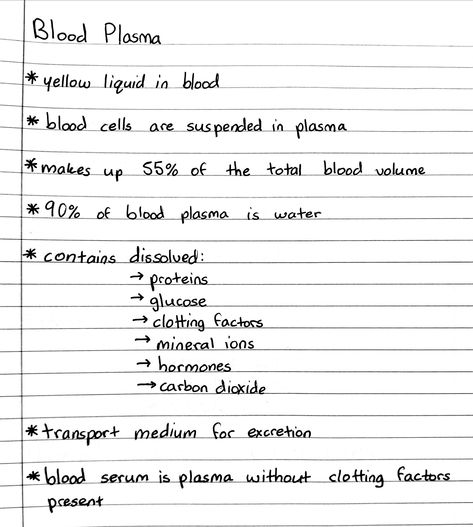 Blood Plasma Phlebotomy Study, Hesi A2, Notes Nursing, Emt Study, Medical Terminology Study, Gcse Biology, Vet Tech School, Nurse Notes, Nursing School Inspiration