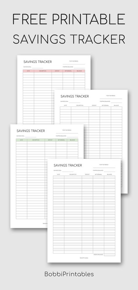 Free Printable Savings Tracker #printable #savingstracker #savings #tracker #printables #free Saving Planner Printables, Money Saving Sheets Free Printables, Saving Tracker Printable Free, Money Tracker Printable, Savings Tracker Template, Household Printables, Planning Printables Free, College Printables, Keto Bakery