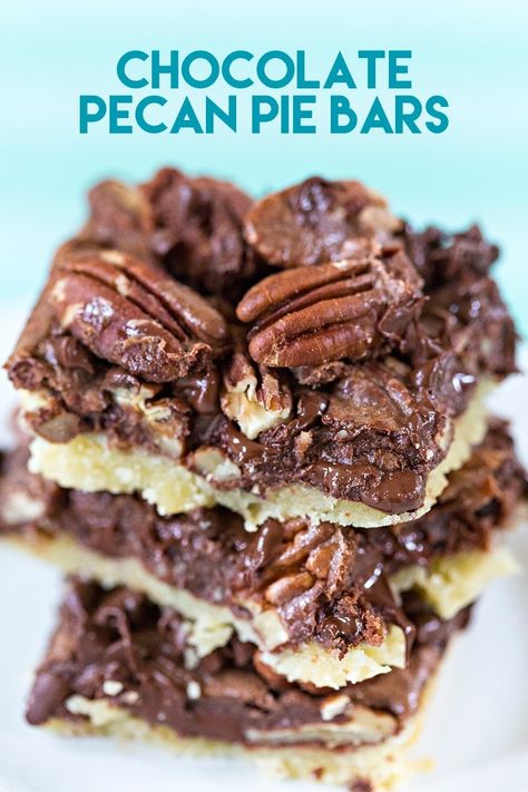 Brownie Recipies, Chocolate Pecan Bars, Book Chocolate, Pecan Bars Recipe, Chocolate Pecan Pie Bars, Pie Bars Recipe, Pecan Pie Bars Recipe, Bourbon Chocolate, Bakery Goods