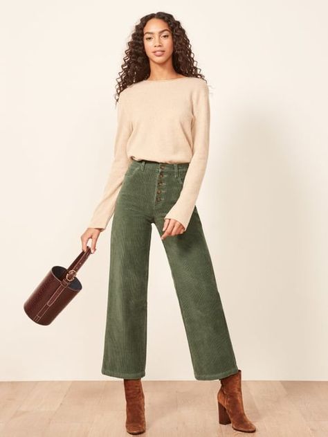 Lunes בר מצווה, Green Pants, Pantalon Large, Fall Winter Outfits, Ethical Fashion, Autumn Winter Fashion, Fashion Designer, Sustainable Fashion, Fashion Inspo Outfits