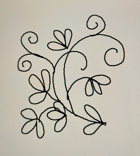 Design suitable for double lazy daisy hand work. Laizy Daizy Design Embroidery, Design Embroidery, Flower Border, Hand Work, Border Design, Flowers And Leaves, Embroidery Projects, Small Flowers, Floral Designs