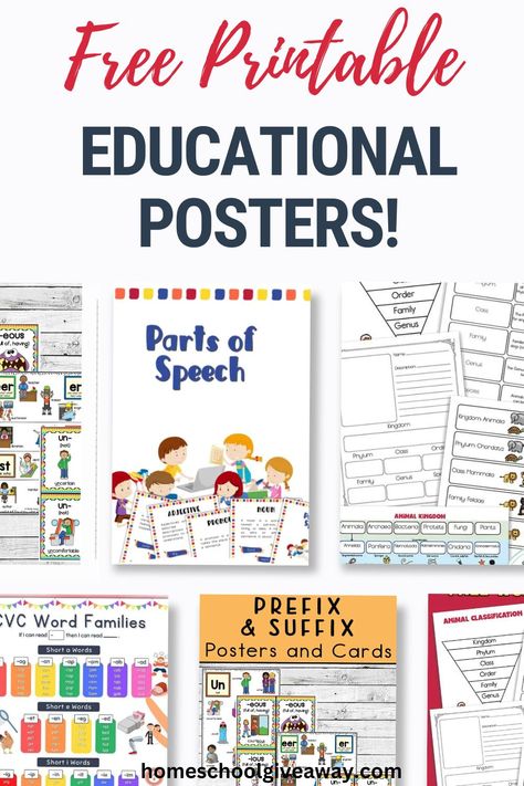 homeschooling posters, educational posters, Educational Posters Design, Free Posters For Classroom, Homeschool Posters Free, English Posters Design, Educational Charts Free Printable, Free Printable Classroom Posters, English Class Posters, English Classroom Posters, Classroom Posters Free