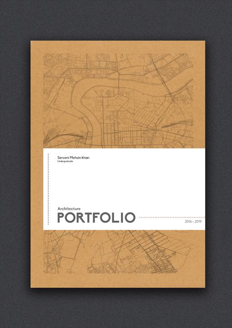 Kraft paper cover Kraft Book Cover, Research Cover Page Design, Cover Page Ideas For Portfolio, Presentation Cover Page Design, Cover Page Architecture, Cover Page For Portfolio, Portfolio Cover Design Architecture, Architecture Cover Page, Cover Book Ideas