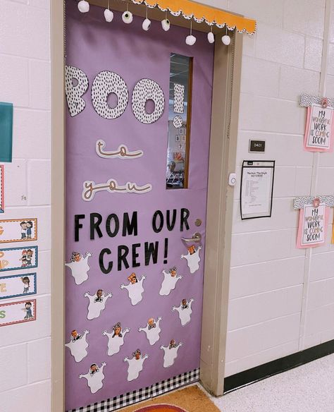 Classroom Door Decor Ideas, Halloween Door Decorations Classroom, Class Door Decorations, Classroom Door Decorations, Teacher Door Decorations, Halloween Classroom Door, Classroom Door Decor, Door Decor Ideas, Door Decorations Classroom Christmas