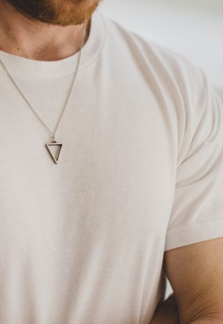 garment image Necklaces For Men Silver, Silver Chain Ideas For Men, Silver Chain With Pendant Men, Chains For Men Silver, Mens Necklace Ideas, Neck Accessories For Men, Men Necklace Pendant, Silver Chain For Men With Pendant, Silver Pendants For Men