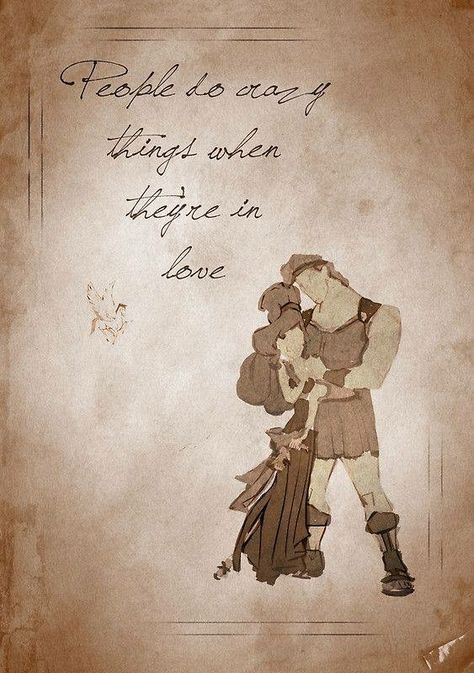 Meg and Hercules: People do crazy things when they're in love. Hercules Meg, Hercules Megara, Meg Hercules, Hercules Disney, Deco Disney, Disney Couple, Disney Hercules, Disney Princess Quotes, Princess Wallpaper