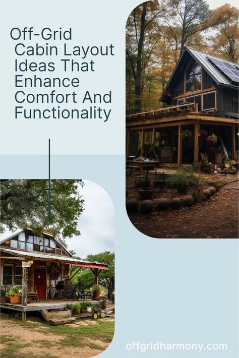 Discover innovative cabin layout ideas that enhance comfort and functionality for off-grid living. From open floor plans to multi-functional furniture, create a cozy and efficient cabin that meets all your needs. Embrace the off-grid lifestyle without compromising on comfort! Off The Grid Kitchen, Cabin Layout, Open Floor Plans, Going Off The Grid, Family Cabin, Off Grid Cabin, Cabin Plans, Multifunctional Furniture, Off Grid Living