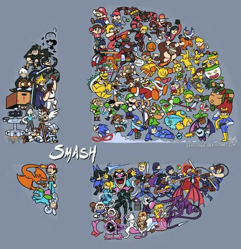 Super Smash Bros Ultimate Fanart, Smash Bros Characters, Metal Gear V, Smash Characters, Pichu Pokemon, Super Smash Ultimate, Super Smash Bros Memes, Smash Bros Funny, Cute Drawlings