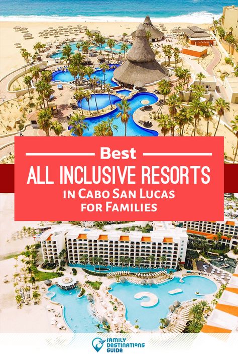 Family trip to Cabo San Lucas? We’re FamilyDestinationsGuide, and we’re here to help: Discover the best family resorts in Cabo San Lucas - so you get lifelong memories! #cabo #cabovacation Best Resorts For Kids, Cabo San Lucas Resort, Resorts For Kids, Cabo Resorts, Kid Friendly Resorts, Cabo Vacation, Best Family Resorts, Baby Moon, Best All Inclusive Resorts