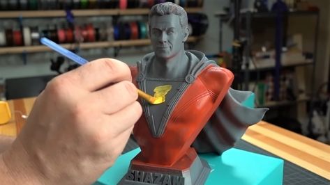 Beginner's Guide to Painting 3D Prints (PLA & ABS) | All3DP Paint 3d, Different Types Of Painting, 3d Printing Business, 3d Printer Designs, 3d Printing Diy, 3d Printed Objects, Painting 3d, 3d Printer Diy, 3d Printing Projects